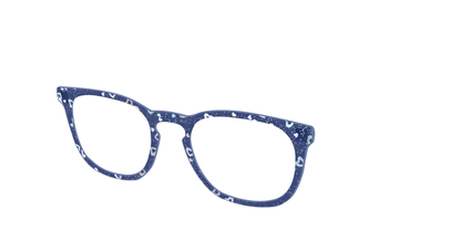 The Denim Heart Glitter Crystal