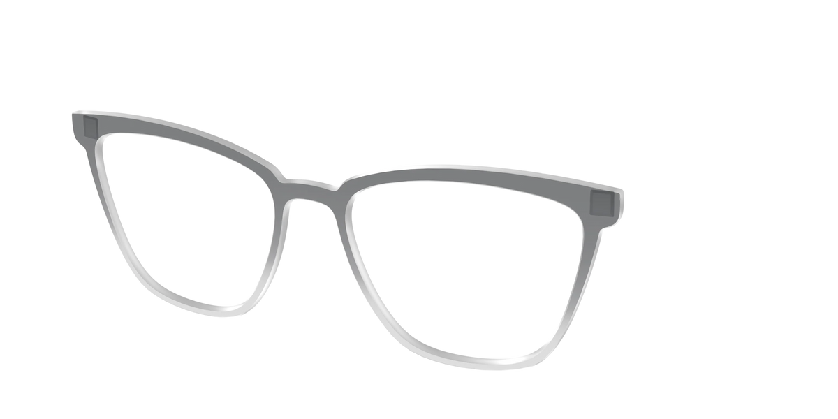 The Charcoal to Light Gray Gradient Crystal