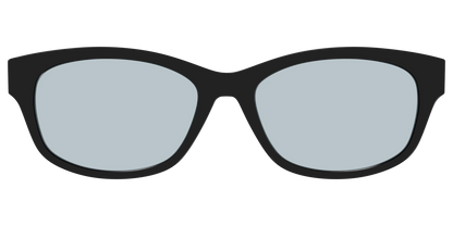 The Black With Slate Blue Lens