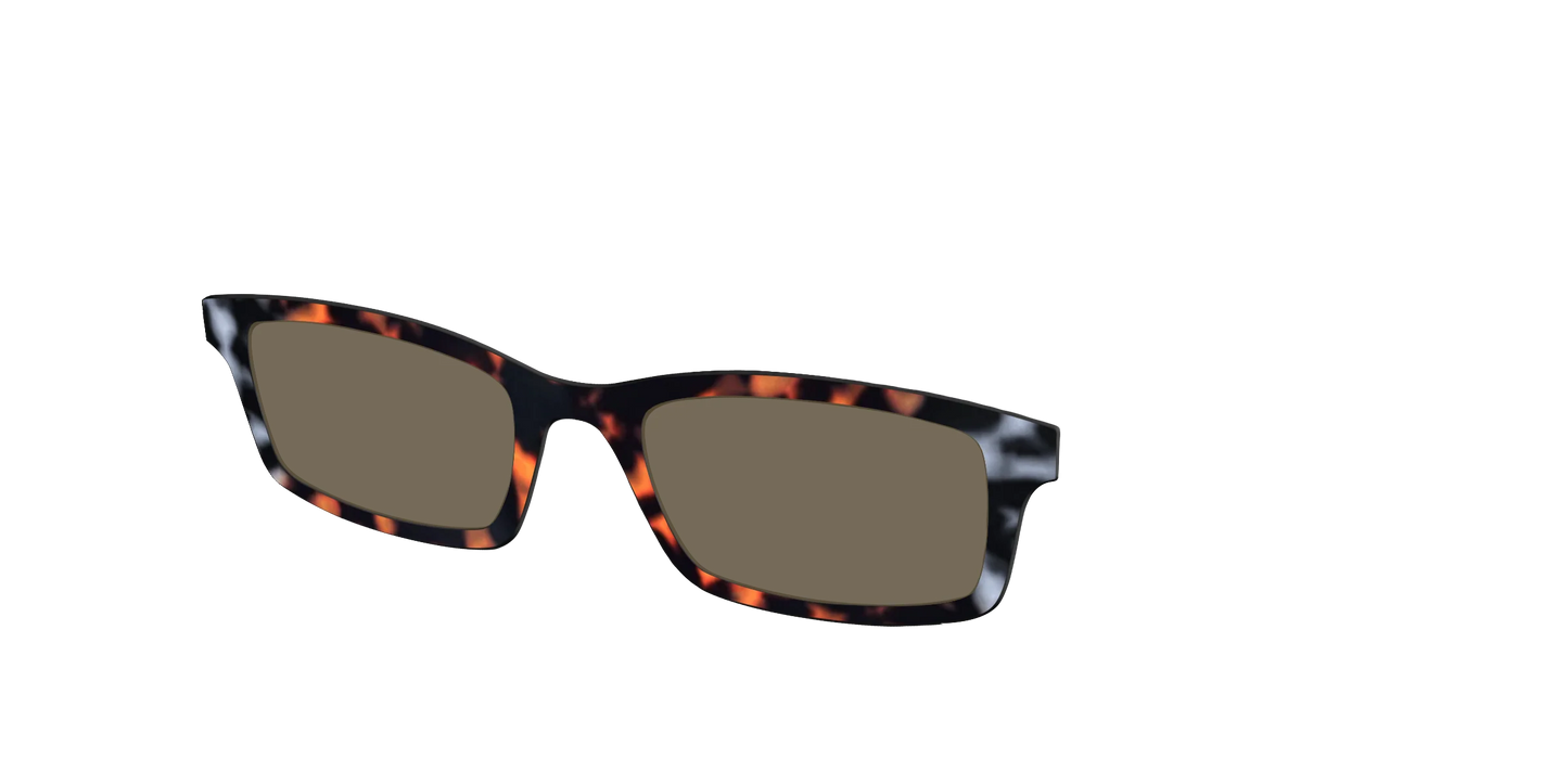 The Polarized Gray & Amber Tortoise Sun Top