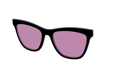 The Black with Pink Racquet Sport Lens