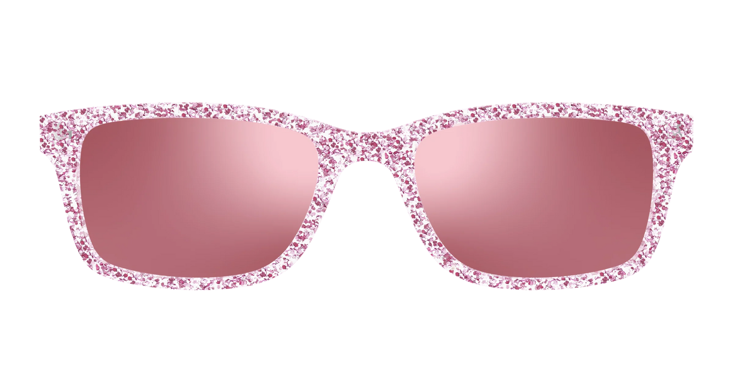 The Polarized Rose Gold Sparkle Sun Top
