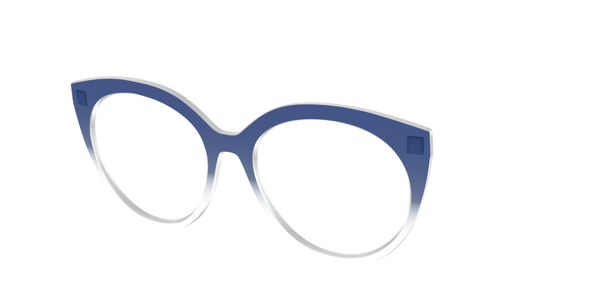The Navy Gradient Crystal