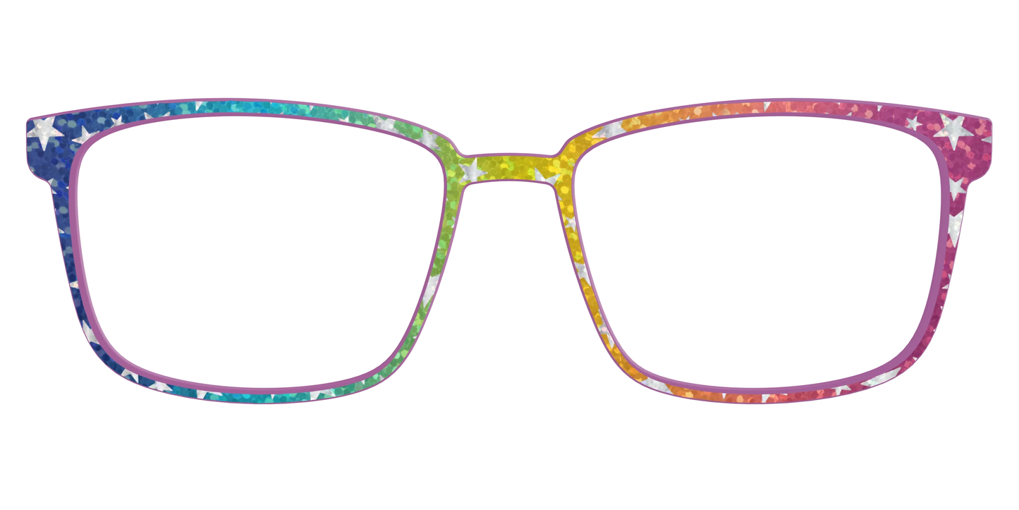 The Iridescent Rainbow Stars
