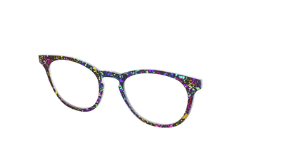 The Rainbow Splatter Black