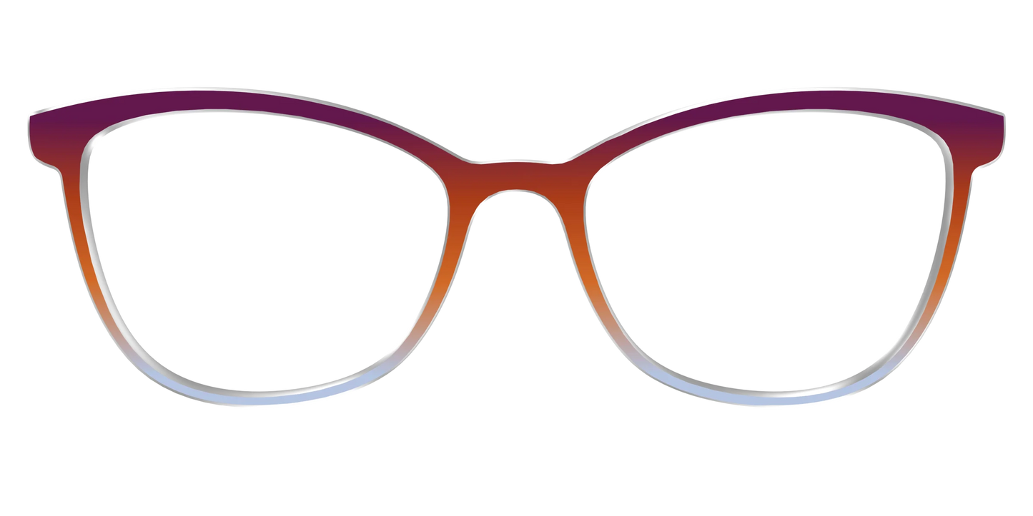 The Raspberry to Periwinkle Gradient