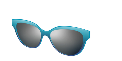 The Polarized Ocean Blue Sun Top