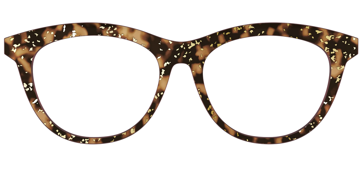 The Sandalwood Tortoise with Gold Foil