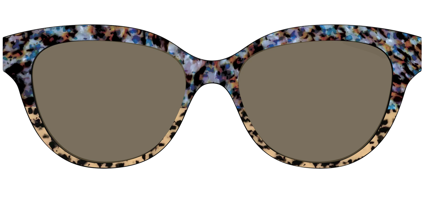 The Polarized Oasis Tortoise Split Sun Top
