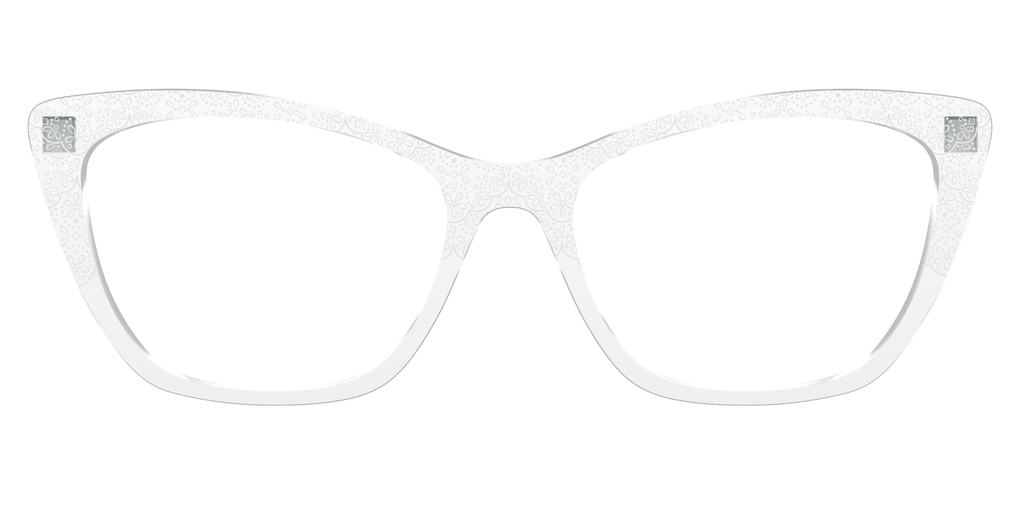 The White Eyelet Crystal
