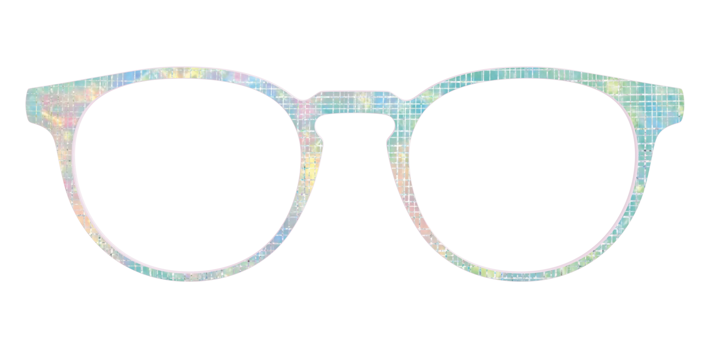 The Pastel Gradient with Holographic Hatching