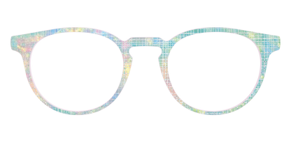 The Pastel Gradient with Holographic Hatching