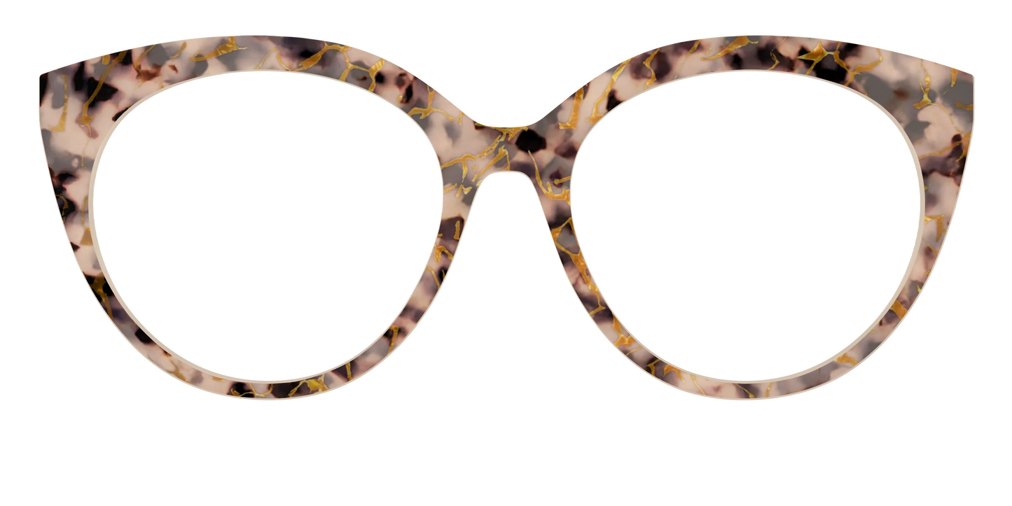 The Almond Tortoise with Gold Streaks