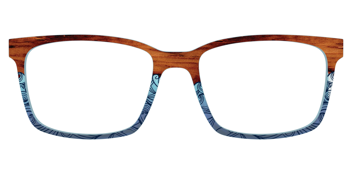 The Blue Wood Waves Crystal