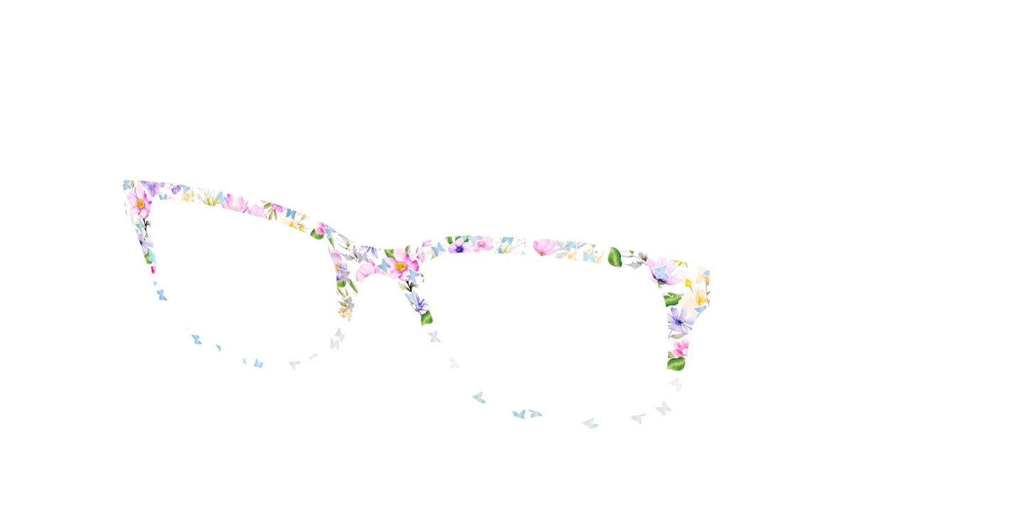 The Delicate Flower Crown with Butterfly Glitter