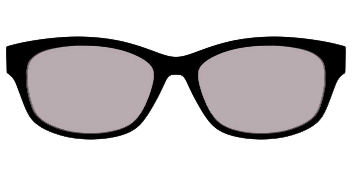 The Black with Gray Gaming Lens