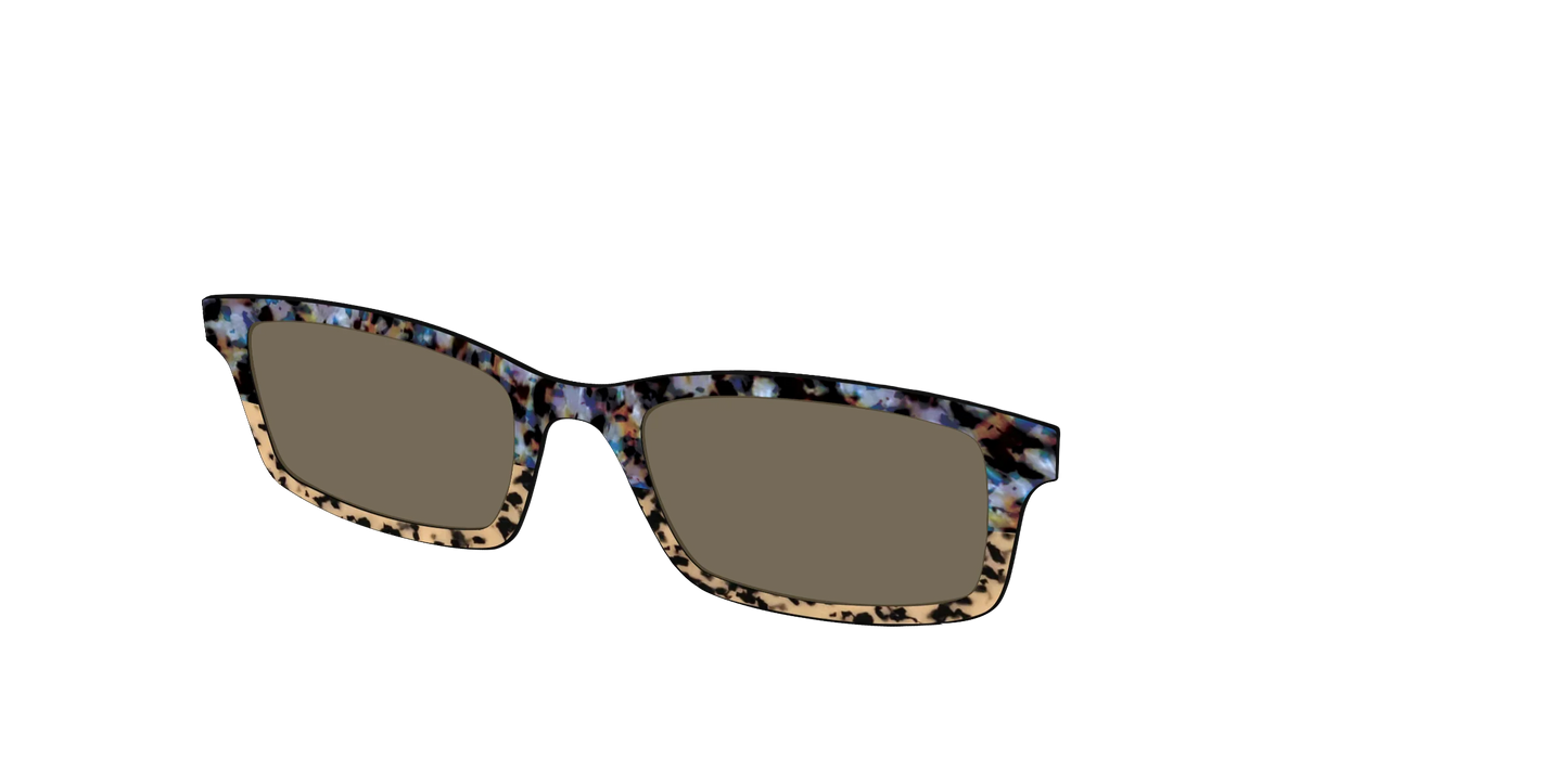 The Polarized Oasis Tortoise Split Sun Top