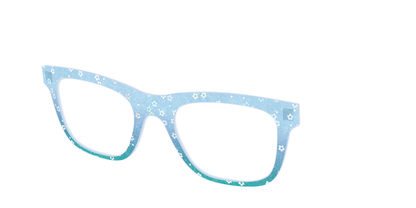The Sky Blue Crystal with Daisy Glitter