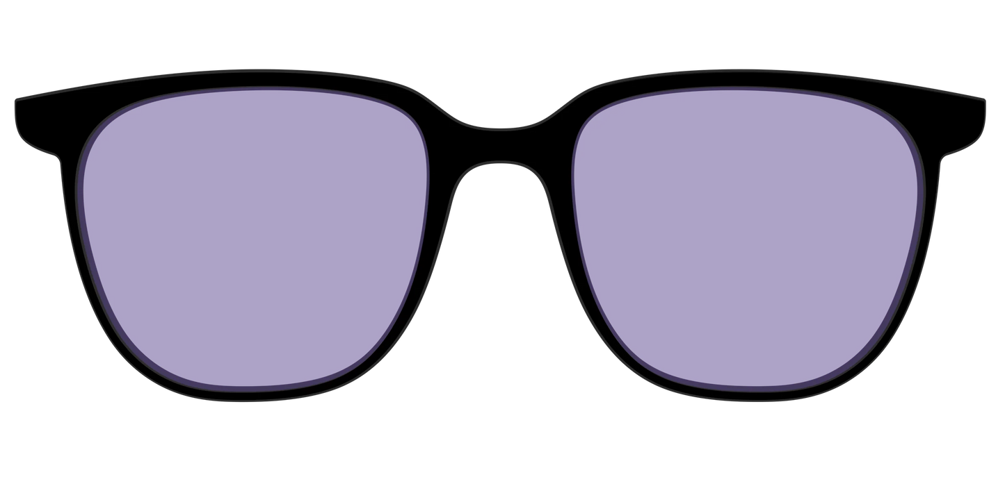 The Black With Celestial Purple Lens