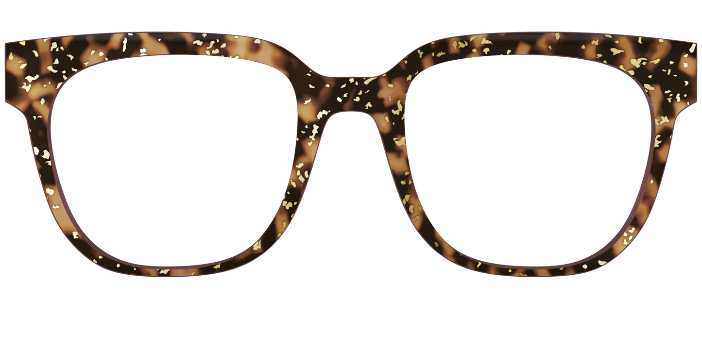 The Sandalwood Tortoise with Gold Foil