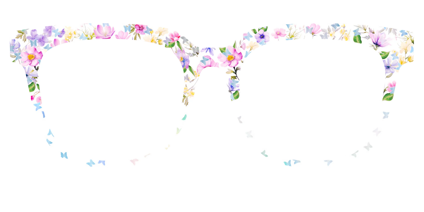 The Delicate Flower Crown with Butterfly Glitter