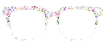 The Delicate Flower Crown with Butterfly Glitter