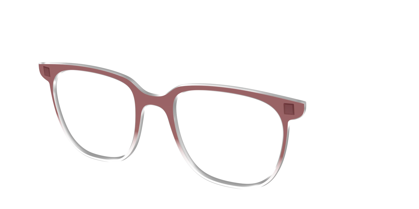 The Burgundy Gradient Crystal