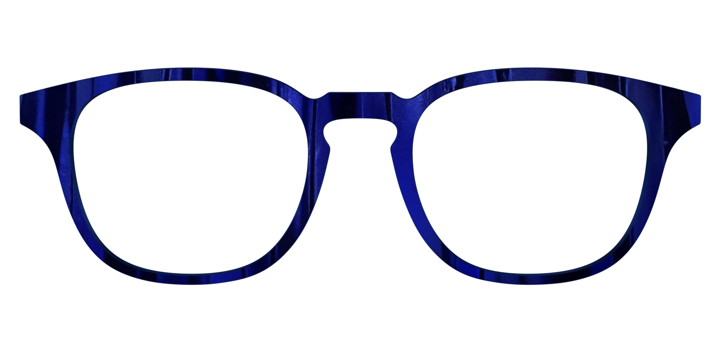 The Indigo Moire Stripes