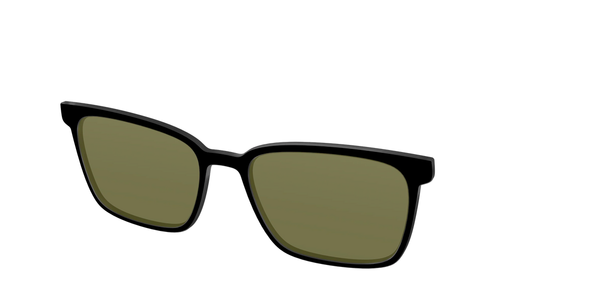 The Black with Green Racquet Sport Lens