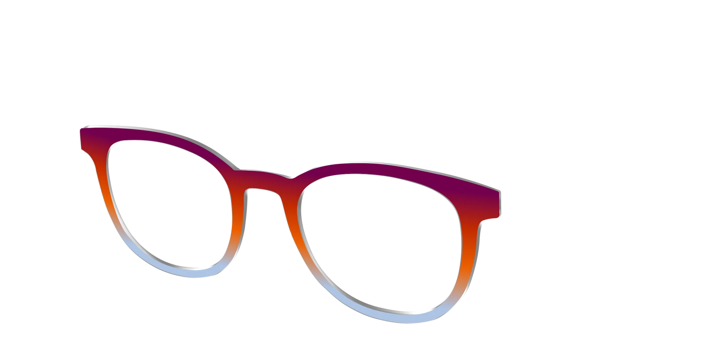 The Raspberry to Periwinkle Gradient