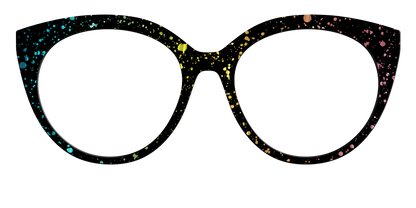 The Rainbow Foil Splatter