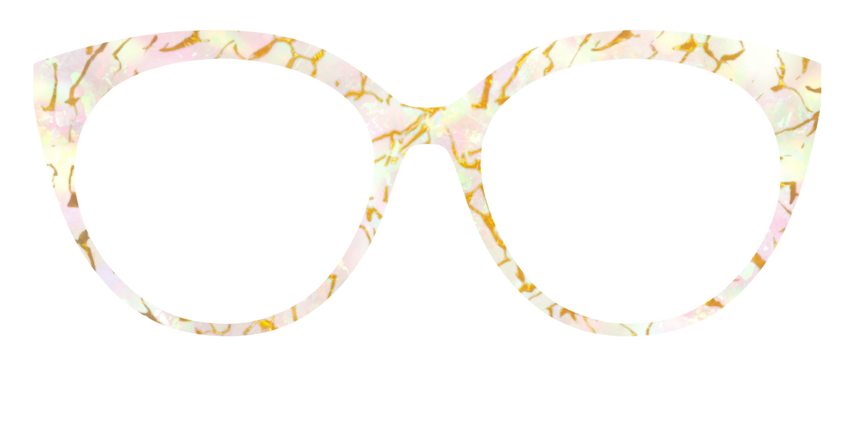 The Opalescent Pearl with Gold Streaks