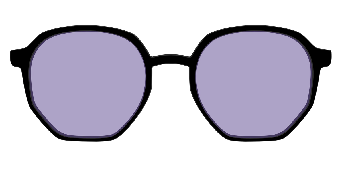The Black With Celestial Purple Lens