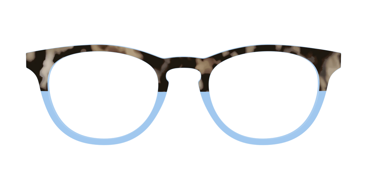 The Denim Tortoise Crystal Split