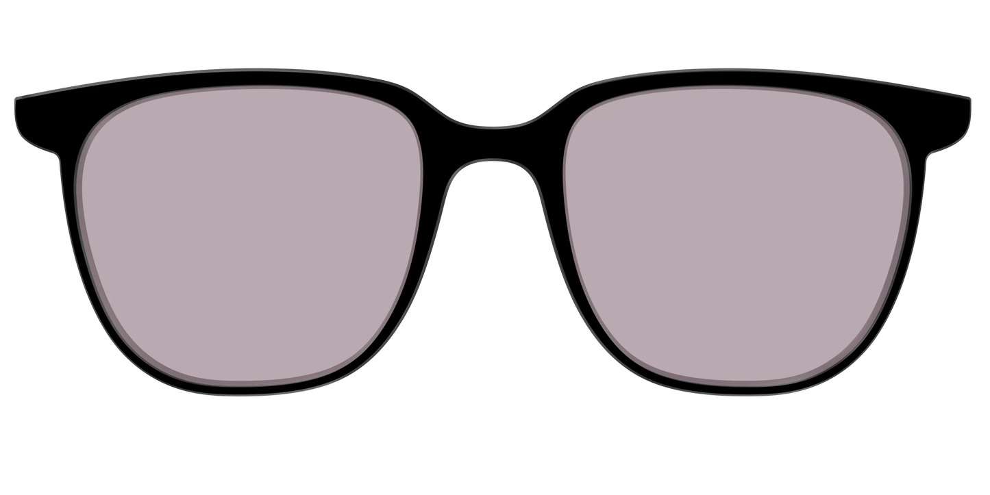 The Black with Gray Gaming Lens