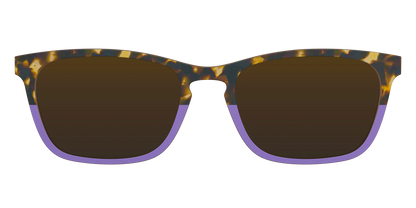 The Polarized Lavender Tortoise Split Sun Top