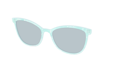 The Oceanic Pearl with Slate Blue Lens