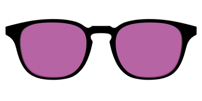 The Black with Violet Golf Lens