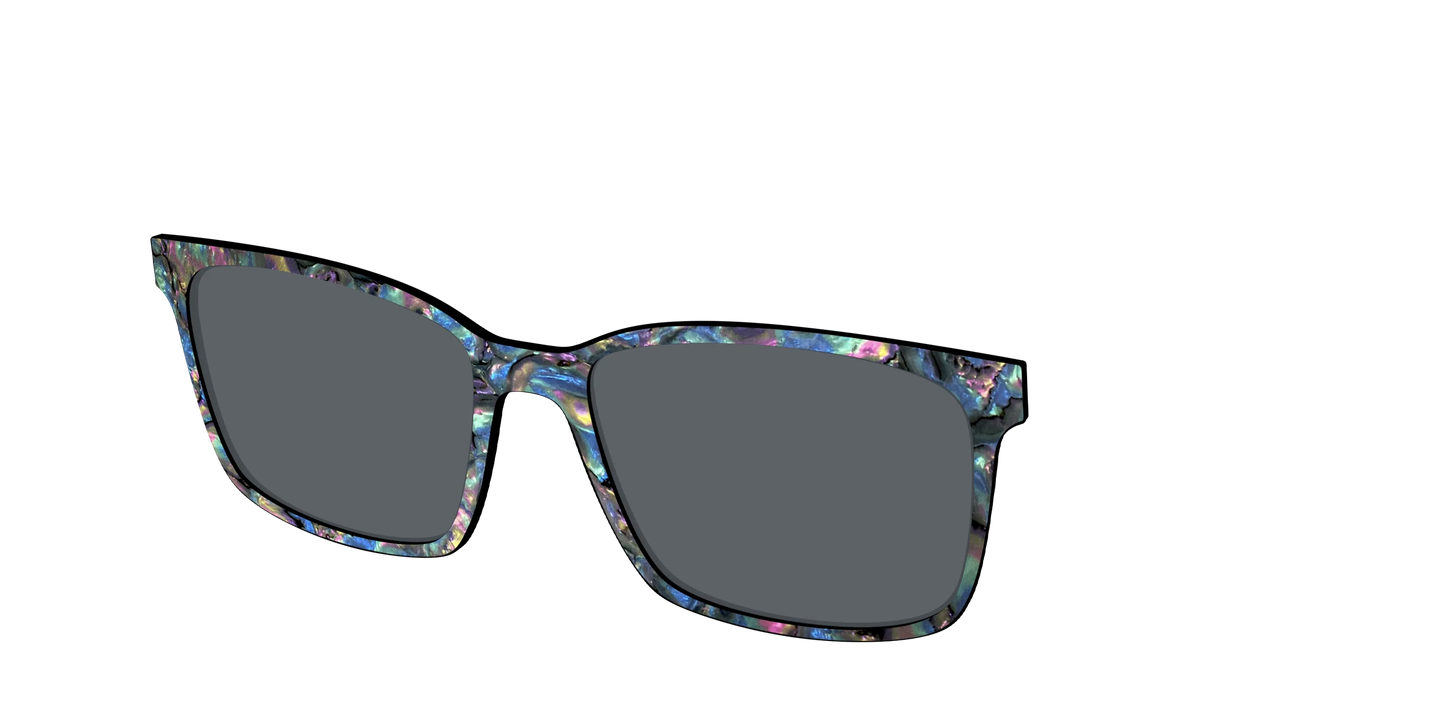 The Polarized Midnight Abalone Sun Top