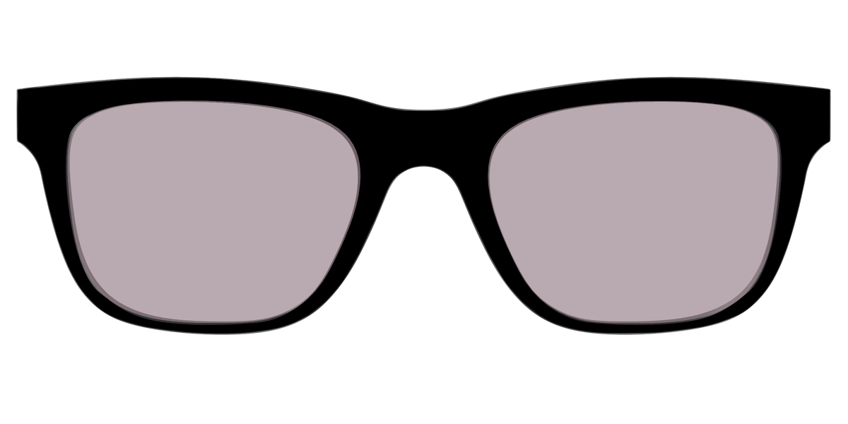 The Black with Gray Gaming Lens