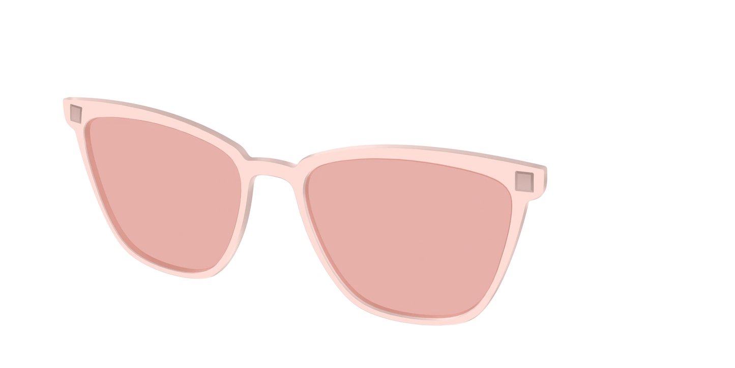The Pink Crystal With Coral Pink Lens