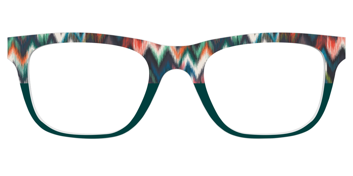 The Teal Ikat Split