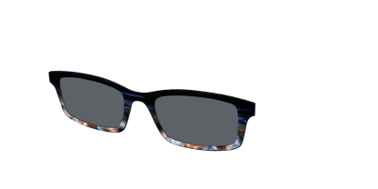 The Polarized Blue Horn Tortoise Sun Top