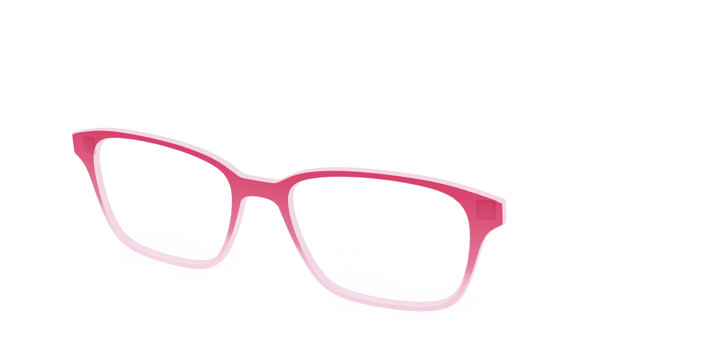 The Flamingo to Blush Gradient Crystal