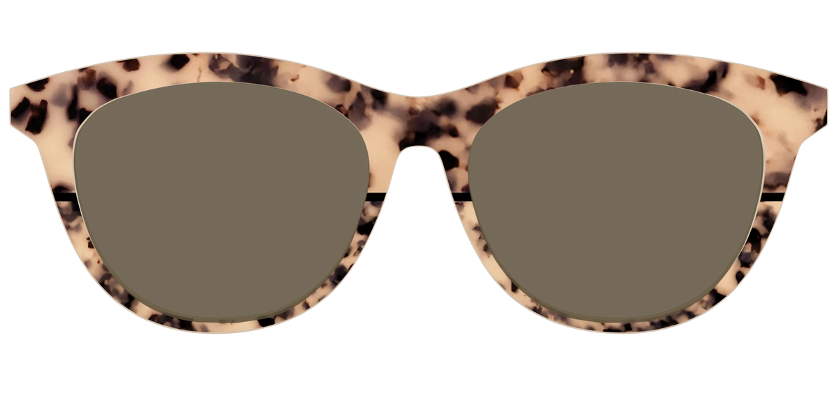 The Polarized Bisque Tortoise Split Sun Top