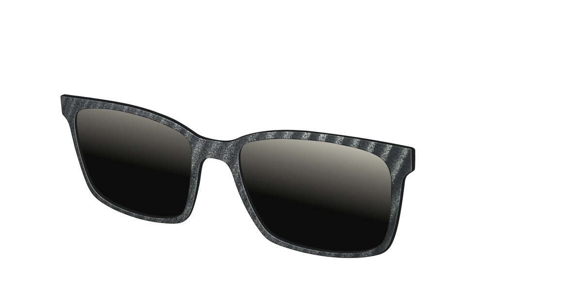 The Polarized Obsidian Stripe Sun Top