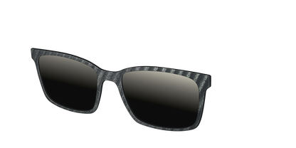 The Polarized Obsidian Stripe Sun Top