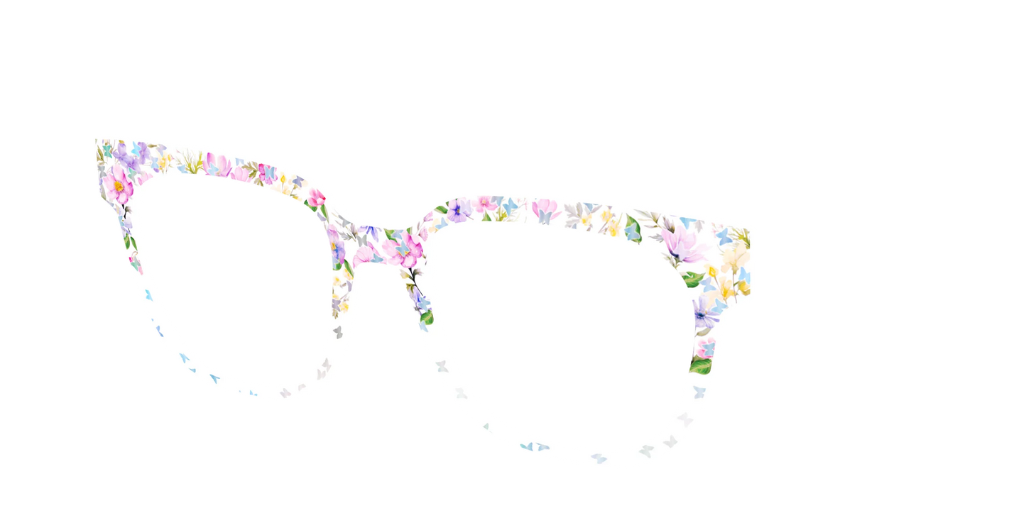 The Delicate Flower Crown with Butterfly Glitter