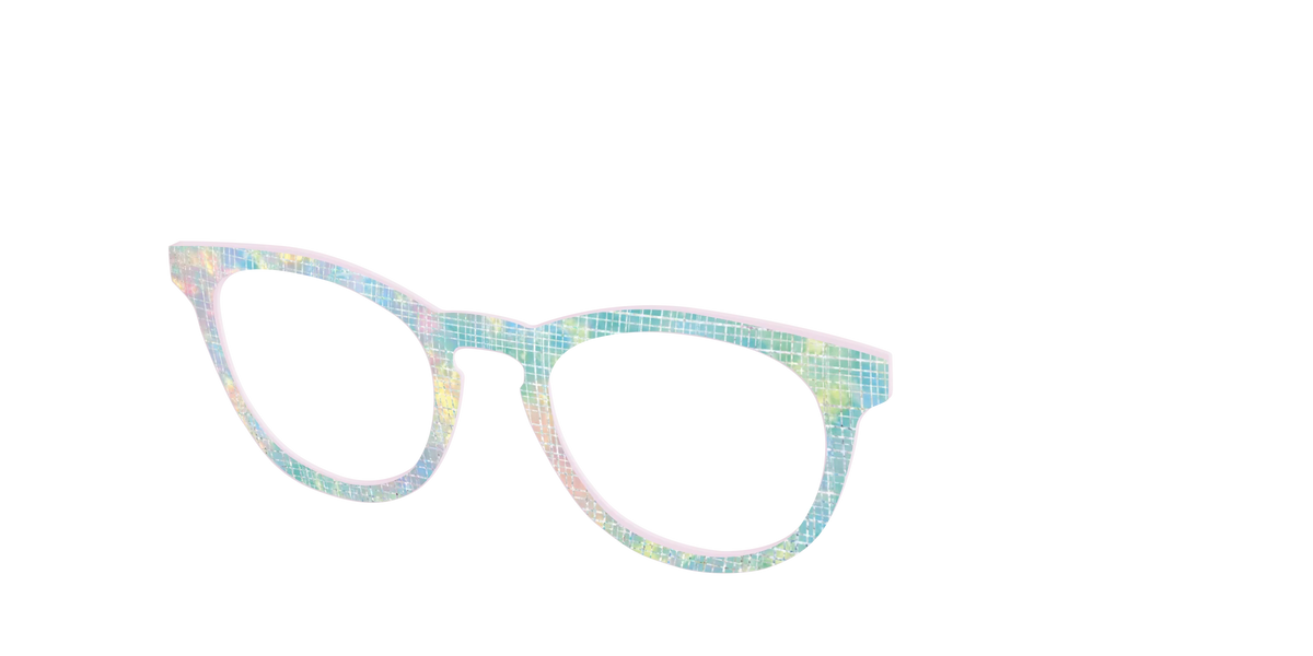 The Pastel Gradient with Holographic Hatching