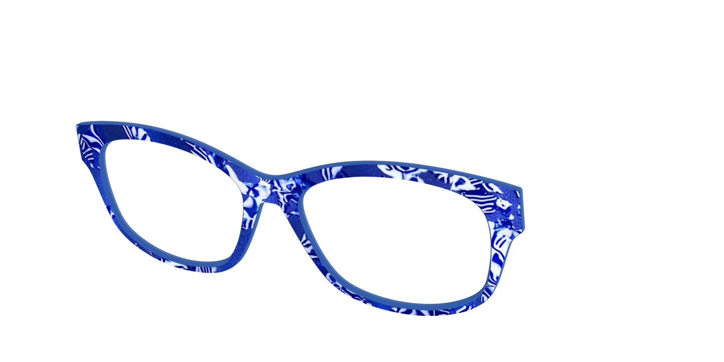 The Navy Shimmer Mosaic